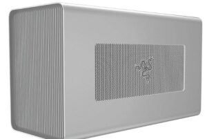 Razer Core X Aluminum External GPU Enclosure (eGPU): Compatible with Windows & MacOS Thunderbolt 3 Laptops, NVIDIA /AMD PCIe Support, 650W PSU, Classic Black